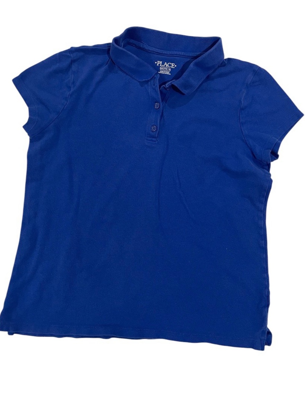 The Children's Place Girls' Short Sleeve Polo - Royal Blue
